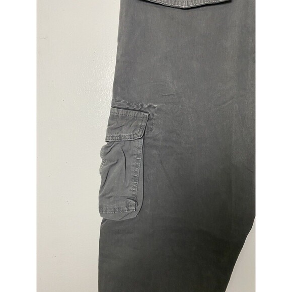 Ebossy Utility Pants Men Size 38 Gray Work Casual 90s 38x42 Pockets Carpenter - Picture 13 of 13